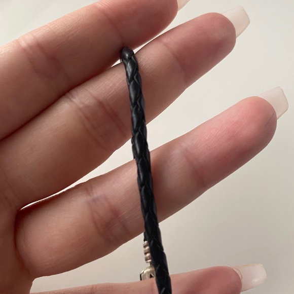 Leather Pandora bracelet - Picture 2 of 3